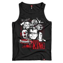 Camiseta Regata Stephen King Filme Terror It A Coisa Geek - KING OF GEEK