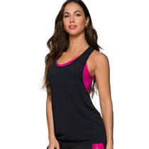 Camiseta Regata Super Cavada Feminina Dry Fit Fitness Selene