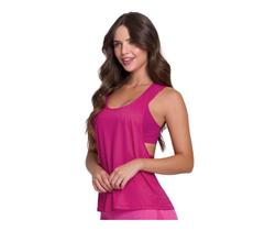 Camiseta Regata Super Cavada Feminina Dry Fit Fitness Selene