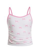 Camiseta regata SweatyRocks Girl's Cherry 9Y rosa poliéster