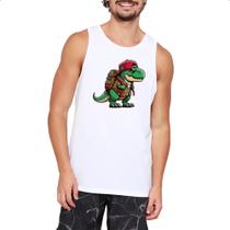 Camiseta Regata T-Rex aventureiro