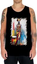 Camiseta Regata Tambor Africano Arte África 4
