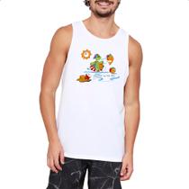 Camiseta Regata Tartaruguinha na praia