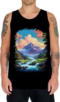 Camiseta Regata Templo Budista Anime Buda 12 Camiseta Regata Templo Budista Anime Buda 12