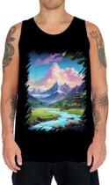 Camiseta Regata Templo Budista Anime Buda 2 Camiseta Regata Templo Budista Anime Buda 2