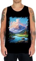 Camiseta Regata Templo Budista Anime Buda 4 Camiseta Regata Templo Budista Anime Buda 4