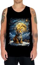 Camiseta Regata Tigre Noite Estrelada Van Gogh 1