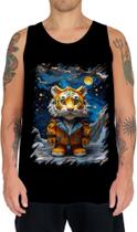 Camiseta Regata Tigre Noite Estrelada Van Gogh 3