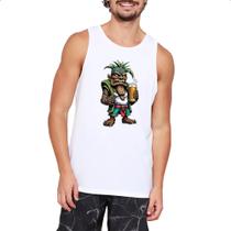 Camiseta Regata Tiki bebendo cerveja Camiseta Regata Tiki bebendo cerveja