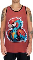 Camiseta Regata Tshirt Animais Cyberpunk Arara Aves HD 1 Camiseta Regata Tshirt Animais Cyberpunk Arara Aves HD 1