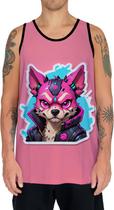 Camiseta Regata Tshirt Animais Cyberpunk Cachorro Cão Dog 1 Camiseta Regata Tshirt Animais Cyberpunk Cachorro Cão Dog 1