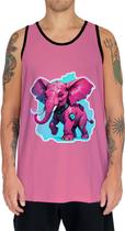 Camiseta Regata Tshirt Animais Cyberpunk Elefantes Safari 1
