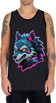 Camiseta Regata Tshirt Animais Cyberpunk Lobos Matilha HD 2 Camiseta Regata Tshirt Animais Cyberpunk Lobos Matilha HD 2
