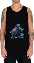 Camiseta Regata Tshirt Animais Cyberpunk Tartarugas Réptel 1