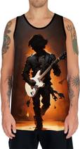 Camiseta Regata Tshirt Animais Guitarrista Guitarra Música 1
