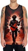 Camiseta Regata Tshirt Animais Guitarrista Guitarra Música 3
