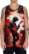 Camiseta Regata Tshirt Animais Guitarrista Guitarra Música 4