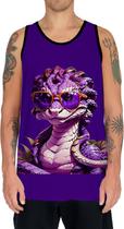 Camiseta Regata Tshirt Animais Óculos Cobra Moderna HD 1 Camiseta Regata Tshirt Animais Óculos Cobra Moderna HD 1