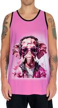 Camiseta Regata Tshirt Animais Óculos Elefante Moderno 1