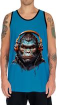 Camiseta Regata Tshirt Animais Óculos Gorila Moderno HD 1