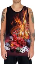 Camiseta Regata Tshirt Baralho Poker Roleta Sorte Dados 1 Camiseta Regata Tshirt Baralho Poker Roleta Sorte Dados 1