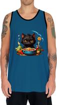 Camiseta Regata Tshirt Chefe Gato Cozinheiro Cozinha 2