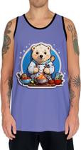 Camiseta Regata Tshirt Chefe Urso Cozinheiro Cozinha HD 1