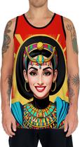 Camiseta Regata Tshirt Cleopatra Pop Art Egito Egipcia HD 1