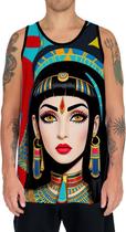 Camiseta Regata Tshirt Cleopatra Pop Art Egito Egipcia HD 2