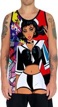 Camiseta Regata Tshirt Estampa Mu.lher Marinheira Pop Art 6