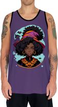 Camiseta Regata Tshirt Halloween Bruxa Afro Terror Negra 7