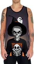 Camiseta Regata Tshirt Halloween Esqueletos Caveiras HD 10