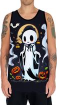 Camiseta Regata Tshirt Halloween Fantasma Assombrações 8 Camiseta Regata Tshirt Halloween Fantasma Assombrações 8