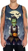 Camiseta Regata Tshirt Halloween Frankenstein Zombi Susto 6
