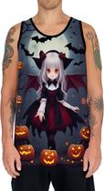 Camiseta Regata Tshirt Halloween Vampira Sangue Fantasia 2