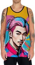 Camiseta Regata Tshirt K-pop Moda Coreana Pop Art Ásia 10