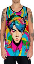 Camiseta Regata Tshirt K-pop Moda Coreana Pop Art Ásia 13