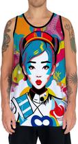Camiseta Regata Tshirt K-pop Moda Coreana Pop Art Ásia 7 Camiseta Regata Tshirt K-pop Moda Coreana Pop Art Ásia 7
