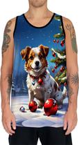Camiseta Regata Tshirt Natal Festas Cachorro Noel Neve 2 Camiseta Regata Tshirt Natal Festas Cachorro Noel Neve 2