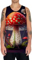 Camiseta Regata Tshirt Natureza Cogumelos Psicodélica HD 5