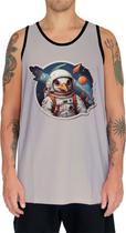Camiseta Regata Tshirt Pássaro Águia Astronauta Lua Marte Camiseta Regata Tshirt Pássaro Águia Astronauta Lua Marte