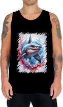 Camiseta Regata Tubarão Shark Rei dos Mares 8 Camiseta Regata Tubarão Shark Rei dos Mares 8