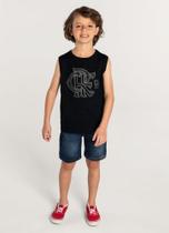 Camiseta Regata Unissex Flamengo Infantil Brandili Camiseta Regata Unissex Flamengo Infantil Brandili