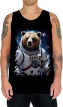 Camiseta Regata Urso Astronauta Espaço 1