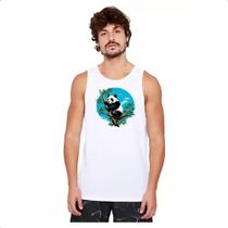 Camiseta Regata Urso panda na arvore