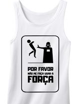 Camiseta Regata Usar A Força Star Wars Darth Vader - No Sense