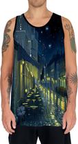 Camiseta Regata Van Gogh Releitura Café no Terraço à Noite 1
