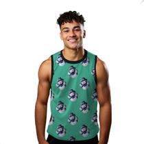 Camiseta Regata Verão Estilo Moda Praia Boneco de Neve Cartoon Branco 1029 Camiseta Regata Verão Estilo Moda Praia Boneco de Neve Cartoon Branco 1029