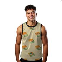 Camiseta Regata Verão Estilo Moda Praia Livros Estudos Óculos Ler 1384