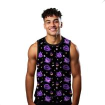 Camiseta Regata Verão Estilo Moda Praia Personagem Roxo Cartoon Anime 909 Camiseta Regata Verão Estilo Moda Praia Personagem Roxo Cartoon Anime 909